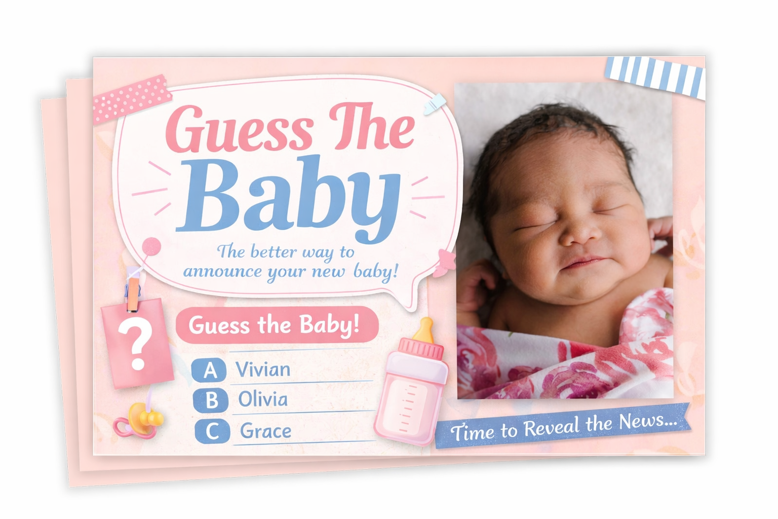 The Birth Announcement 2.0: Why Guess the Baby Offers a More Meaningful Reveal